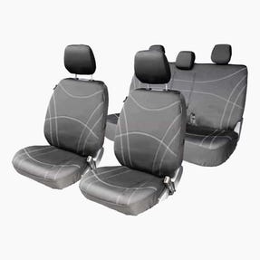Neoprene Seat Covers 2 Row Waterproof Set