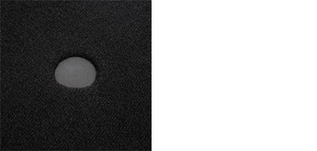 Button Lock car mat retention system